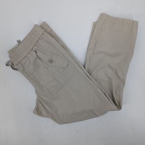 LOFT Drawstring Cropped Cargo Pants